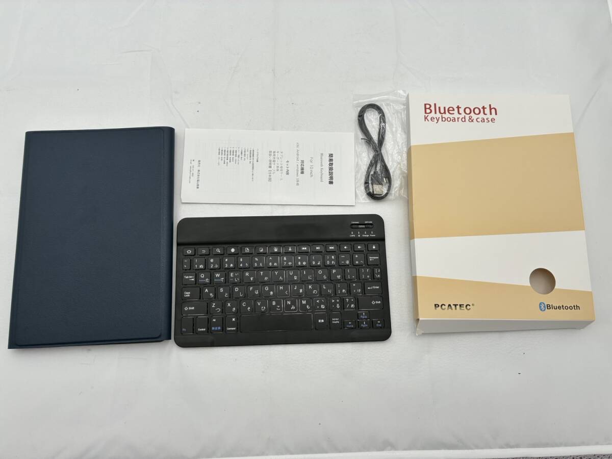 PCATEC Bluetooth Keyboard ＆ Case キーボード ケース 10インチタブレットに最適 開封済み未使用 ワイヤレス 無線 ♯1391
