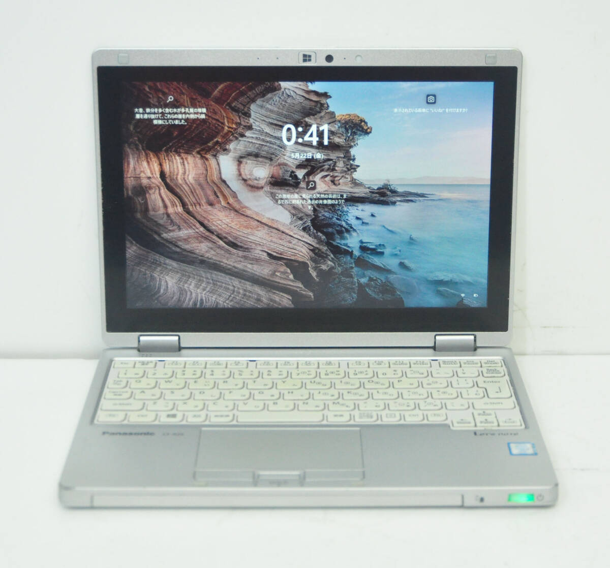 ♪ 上位モデル LTE対応 CF-RZ6 バッテリー100% ♪ タッチパネル WUXGA Corei5 7Y57 メモリ8GB SSD 256GB カメラ Office2019 Win11.
