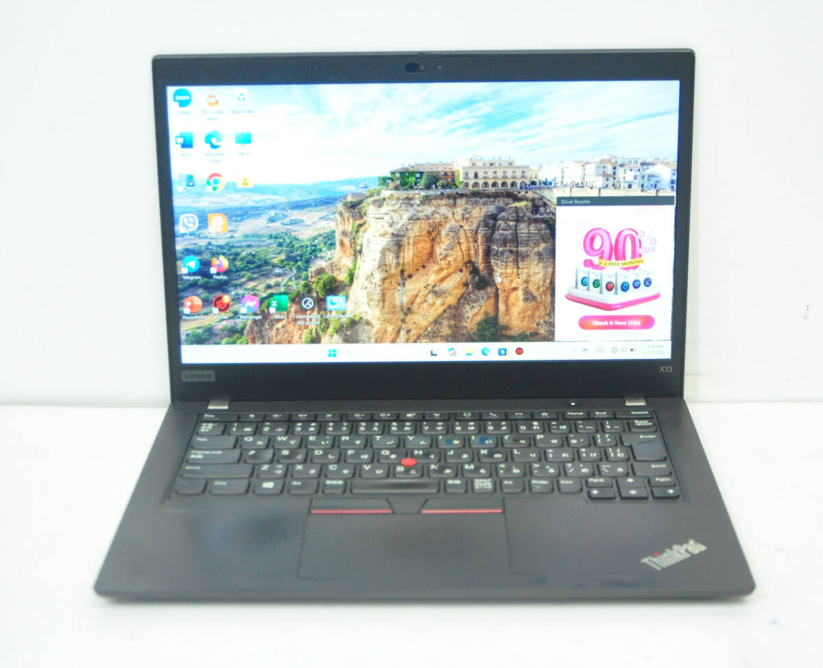 ♪ 上位モデル ! フルHD LENOVO Thinkpad X390 ♪ 第8世代 Corei5-8365U メモリ8GB SSD 256GB Wlan Office2019 Win11Pro64