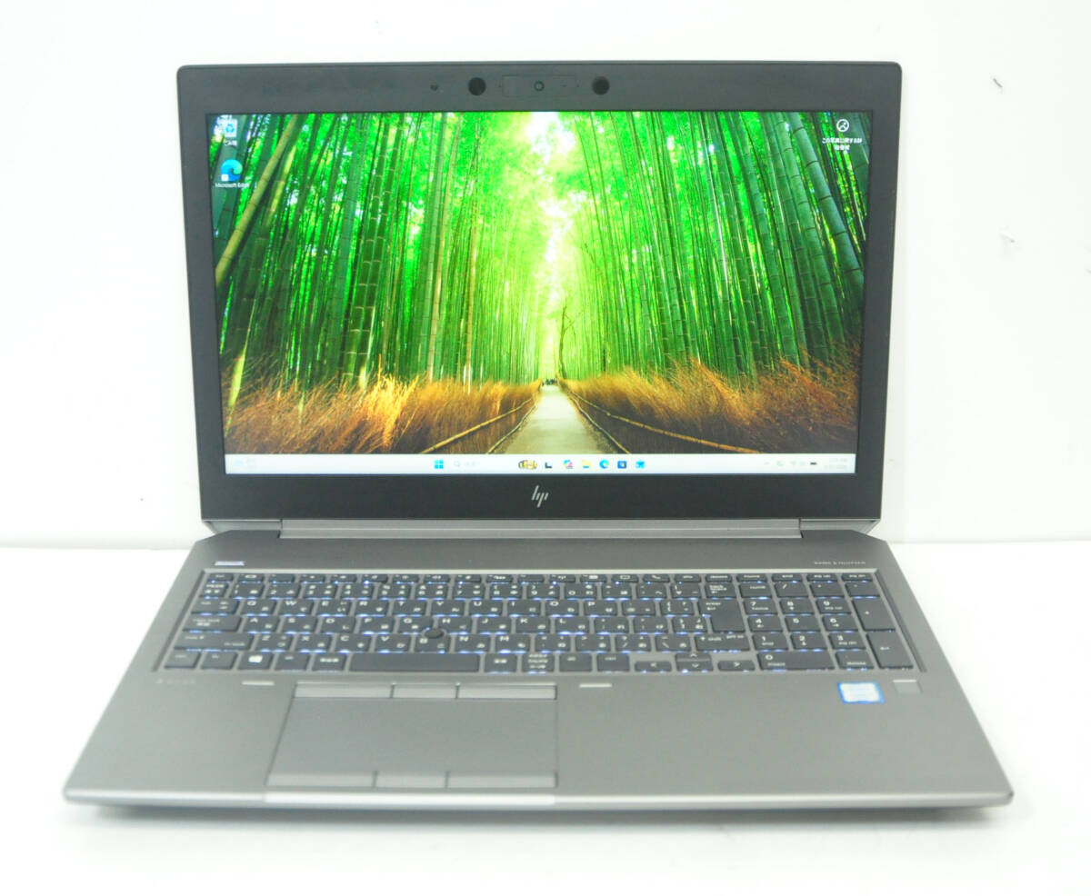 ★ 上位モデル フルHD 大画面15.6 HP ZBOOKSTUDIO G5 ★ Corei7 8750H / メモリ32GB/ SSD 256GB/ カメラ/ Quadro T1000/ Office2019/ Win11