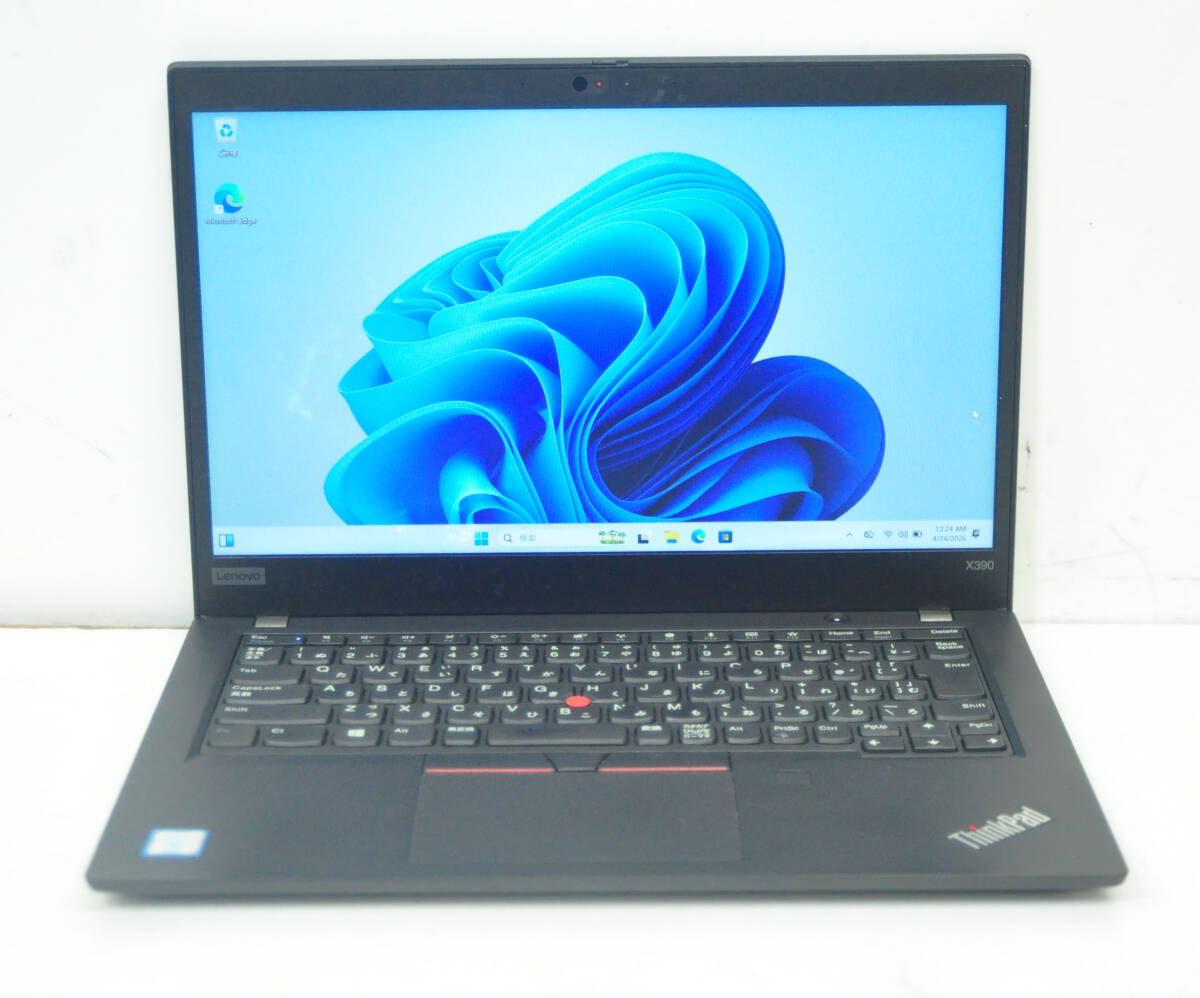 ♪ 上位モデル ! フルHD LENOVO Thinkpad X390 ♪ 第8世代 Corei5-8365U メモリ8GB SSD 256GB Wlan Office2019 Win11Pro64