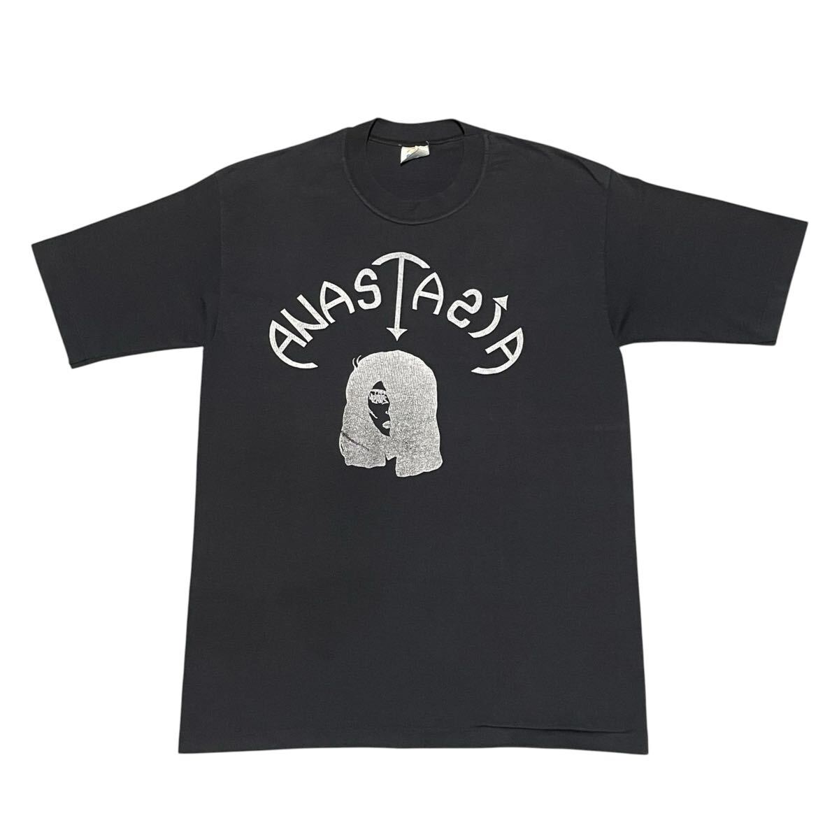 80s 90s vintage ANASTASIA アナスタシア　Tシャツ　ディズニー　ミュージカル USA製 ブラック ヴィンテージ