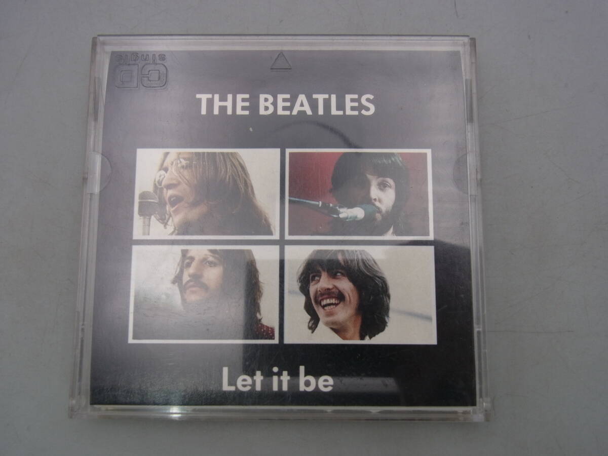 S34/CD THE BEATLES Let it be ビートルズ レットイットビー 8cm シングル 収納ケース付き