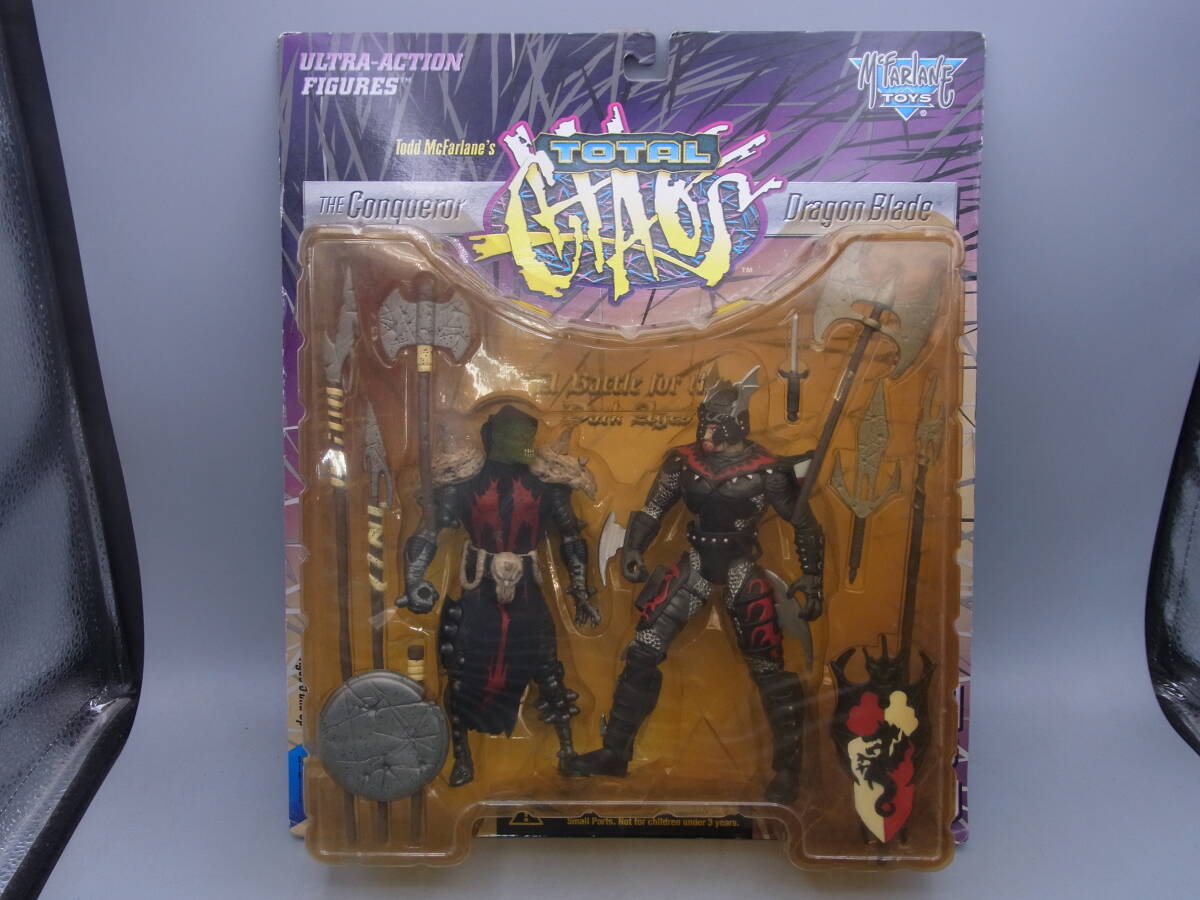 S53-8/マクファーレン トータル・カオス ザ・コンカラーvsドラゴン・ブレイド ウルトラアクションフィギュア Total Chaos McFarlane