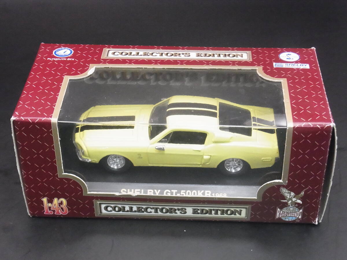 1968 SHELBY GT-500KR ロードレジェンド コレクターズエディション 1/43 シェルビー フォード マスタング 