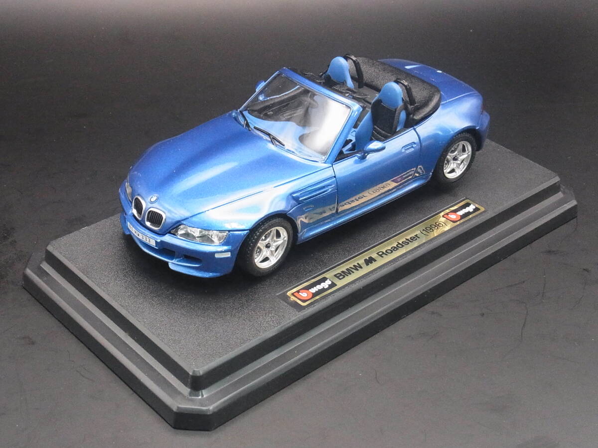 ブラーゴ 1/24 BMW M Roadster ロードスター 1996 ブルー 名車 ミニカー 模型