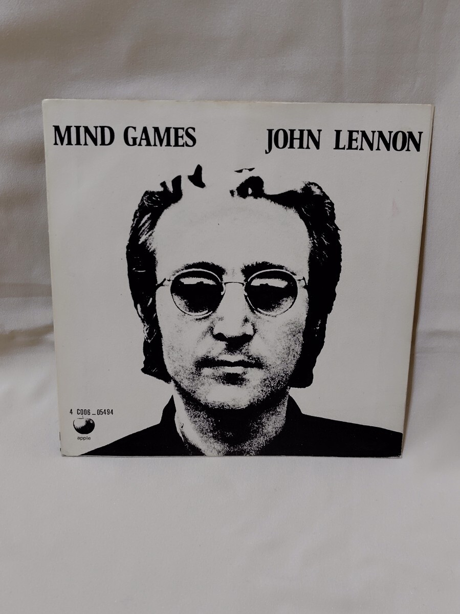 【Belgium盤】7/EP JOHN LENNON MIND GAMES/MEAT CITY Apple Records EMI 1973 ジョン・レノン　　ビートルズ