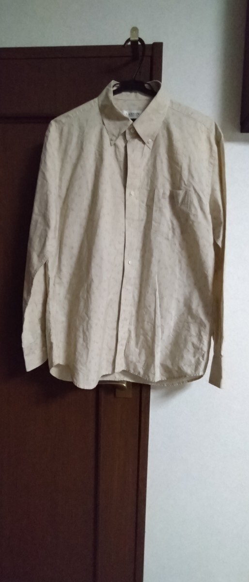 （中古品）LANVIN　ランバン　長袖シャツ