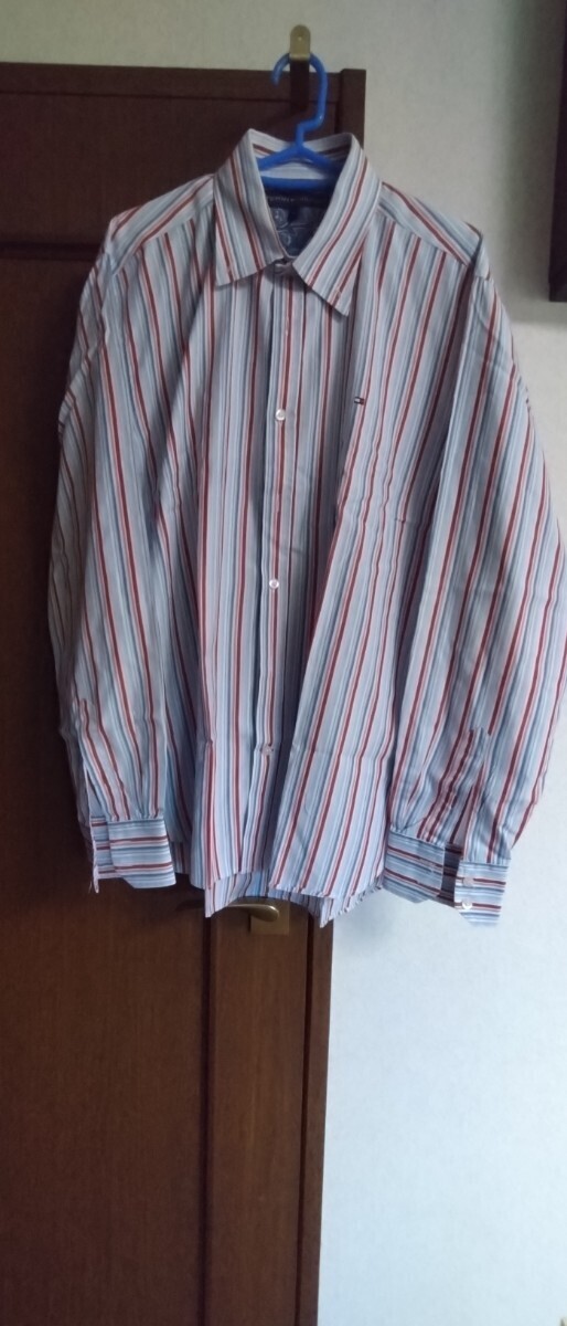 （中古品）TOMMY HILFIGER　トミーヒルフィガー　長袖シャツ