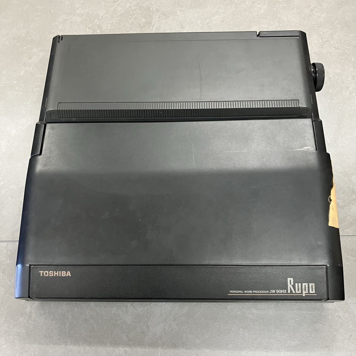 【1円スタート！】TOSHIBA 東芝 パーソナルワープロ Rupo JW90HX 専用ケース付属 Rupo推奨感熱紙付属 通電確認済み