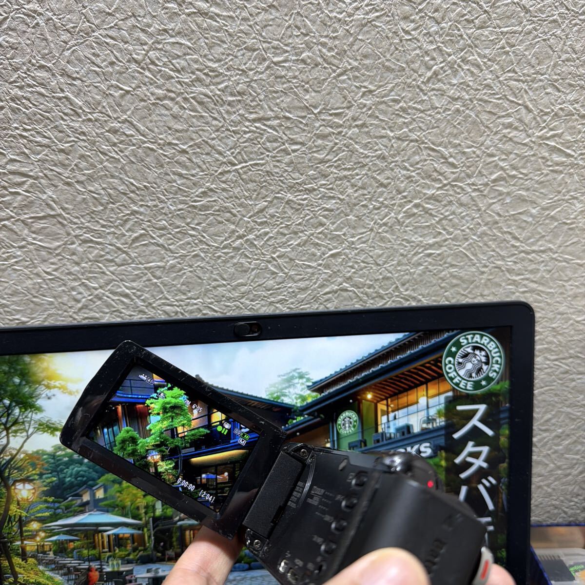 JVC デジタルビデオカメラ　GZーE77B 2013年製　バッテリー　SDカード16GB アダプター付き　動作品