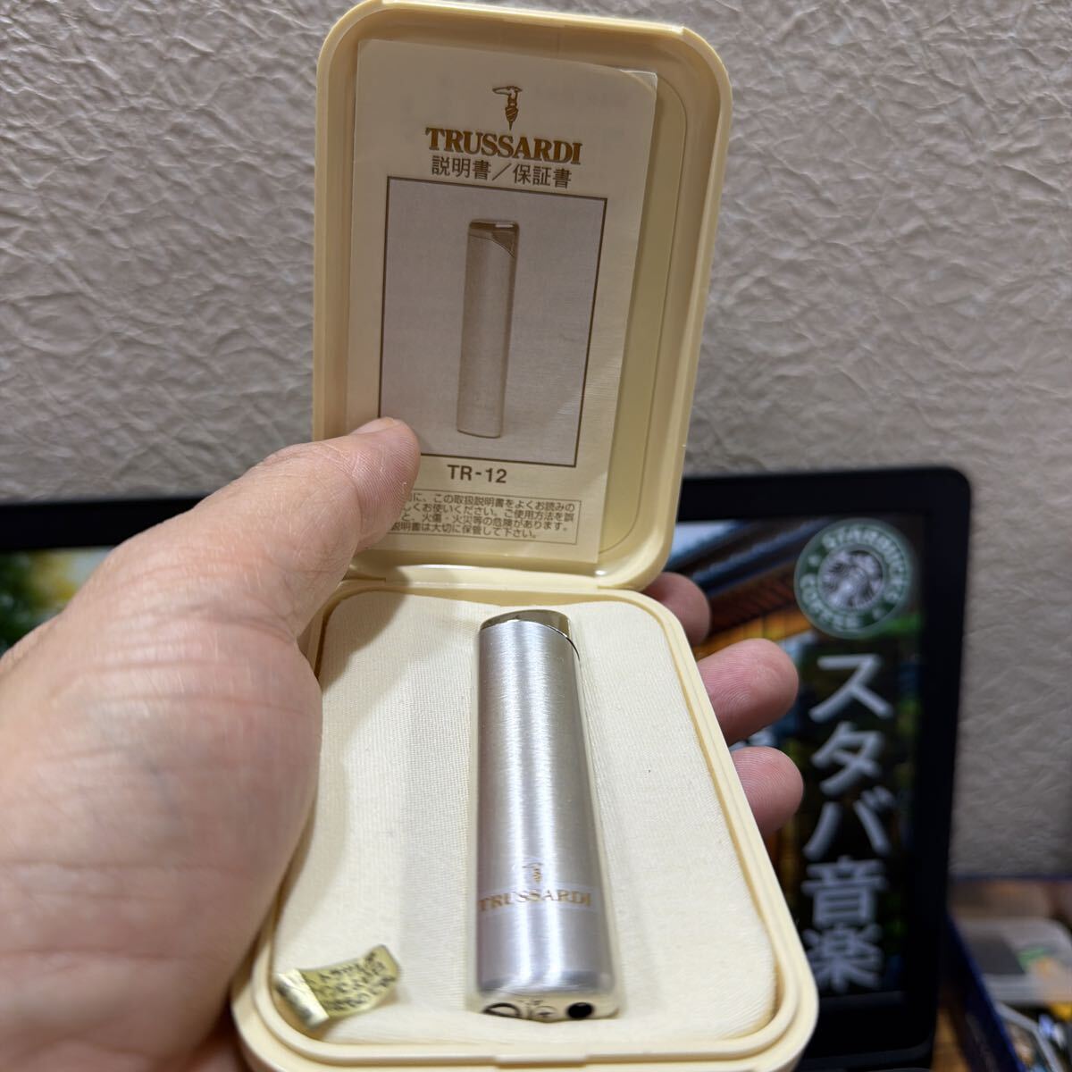TRUSSARDI ライター 本体　新品同様 ガスライター