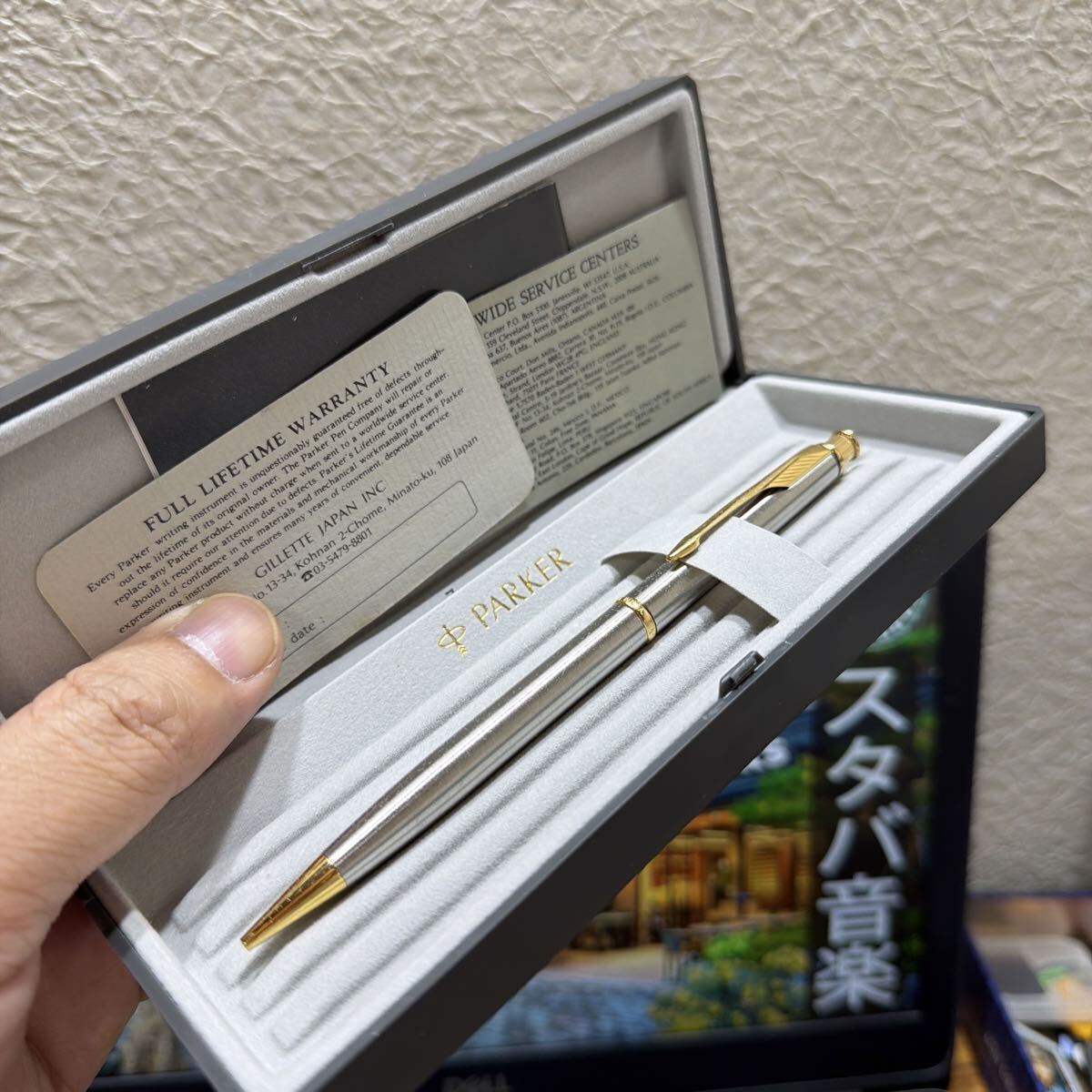 PARKER ボールペン 筆記用具 ケース付新品同様