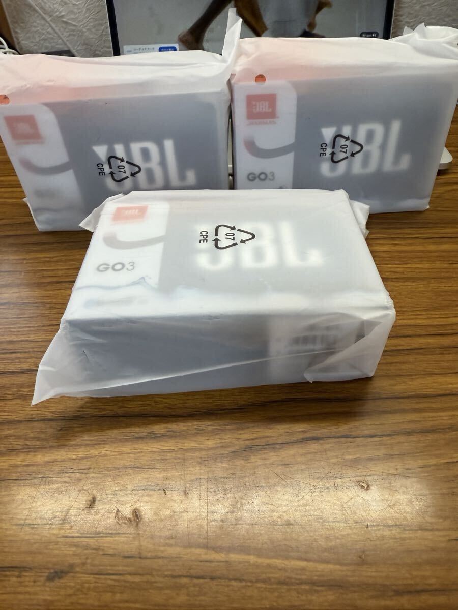 JBL GO 3 ワイヤレススピーカー新品未使用　 3個まとめて　送料無料　