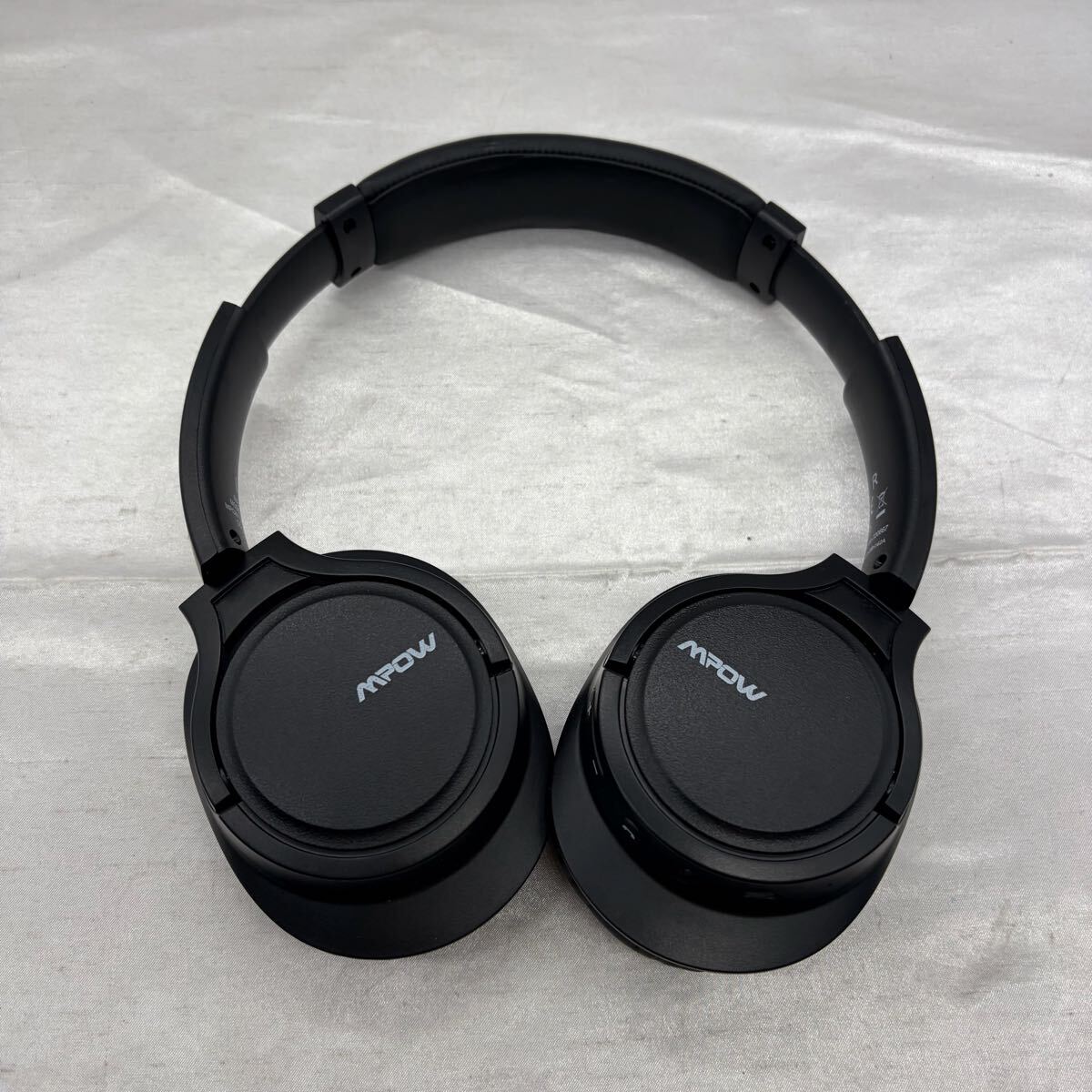 MPOW MODEL:BH162A ワイヤレスヘッドホン Bluetooth 有線対応 両耳動作OK 音出し確認済み ブラックu3001
