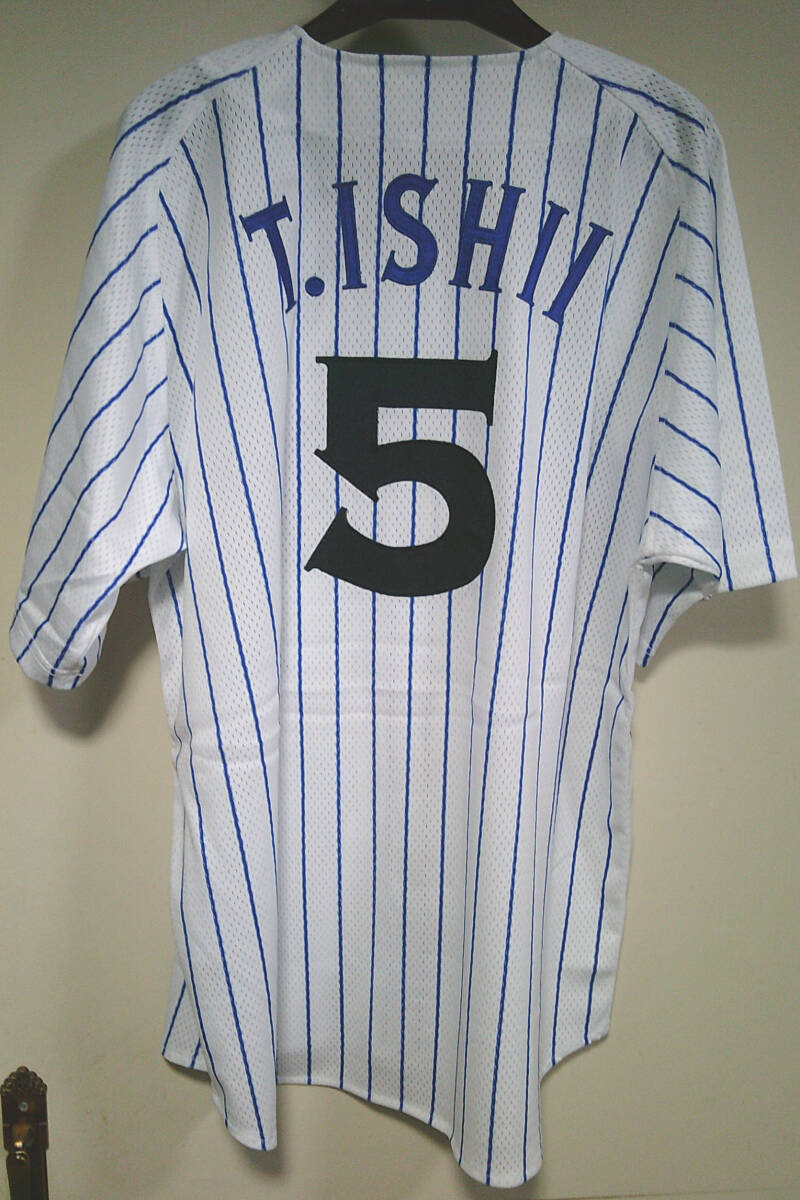 【L復刻YB５】新品《開幕応援》横浜DeNAベイスターズYOKOHAMA 　BAYSTARSユニフォーム豪華刺繍☆石井琢朗５『GET THE FLAG! 2023』プロ野球