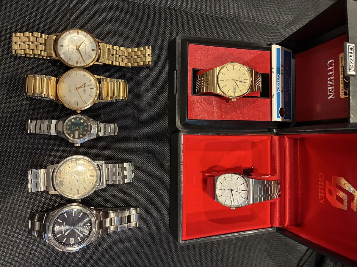 　 CITIZEN 時計　7本set 不動品