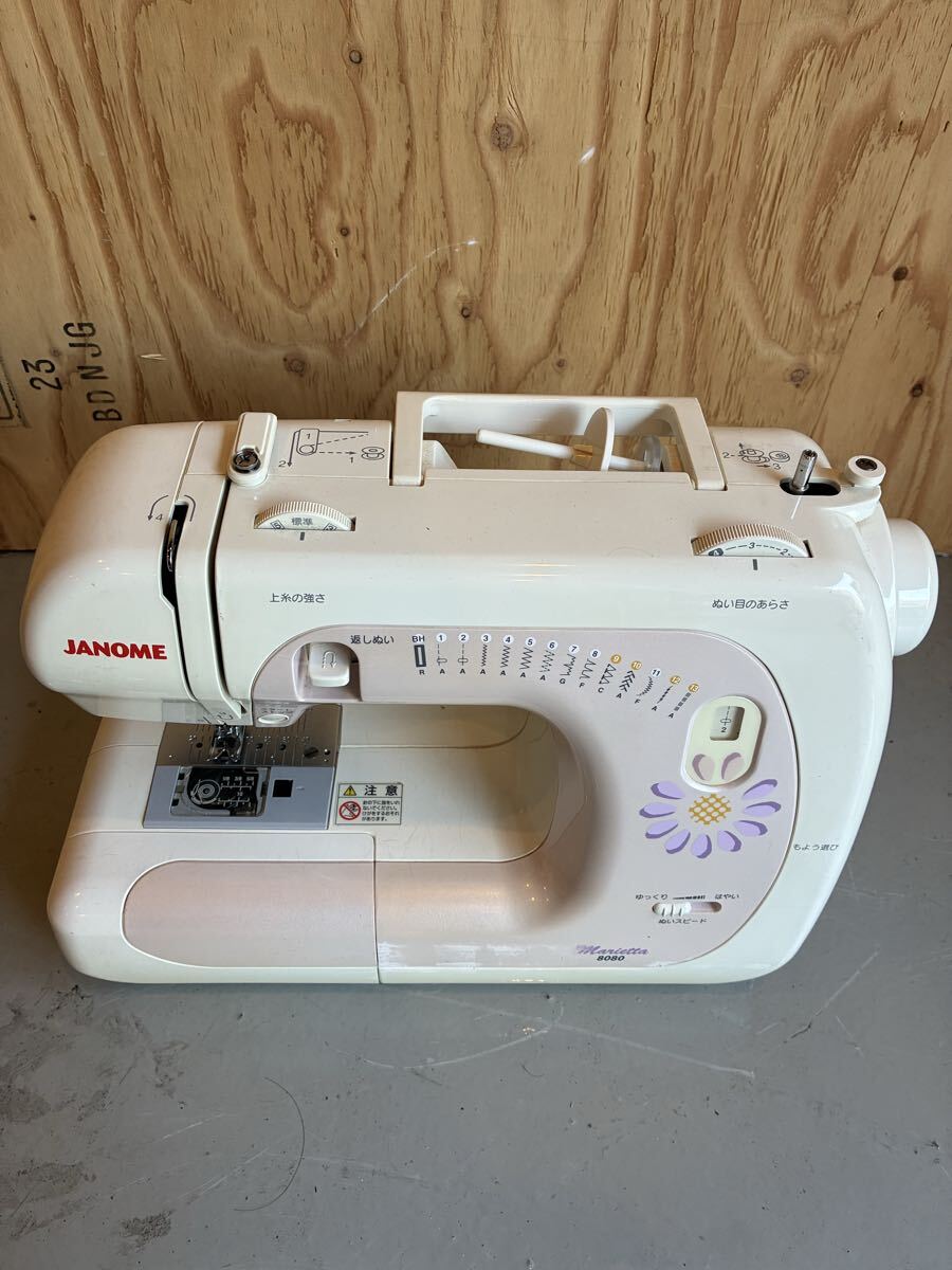 ジャノメ　ミシン　マリエッタ　M-8080 モデル　 JANOME