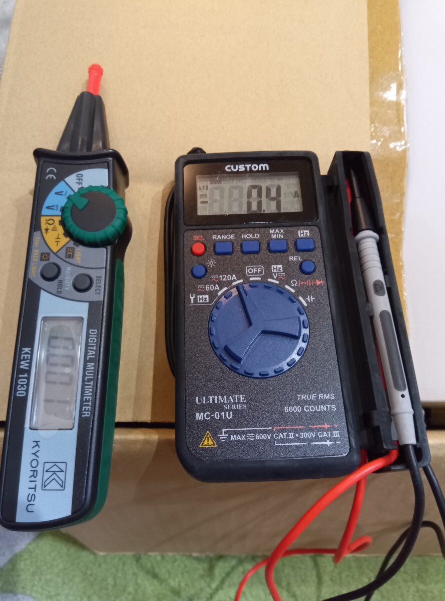 測定器　MC-01U　KEW1030 デジタルマルチメーター 　着払