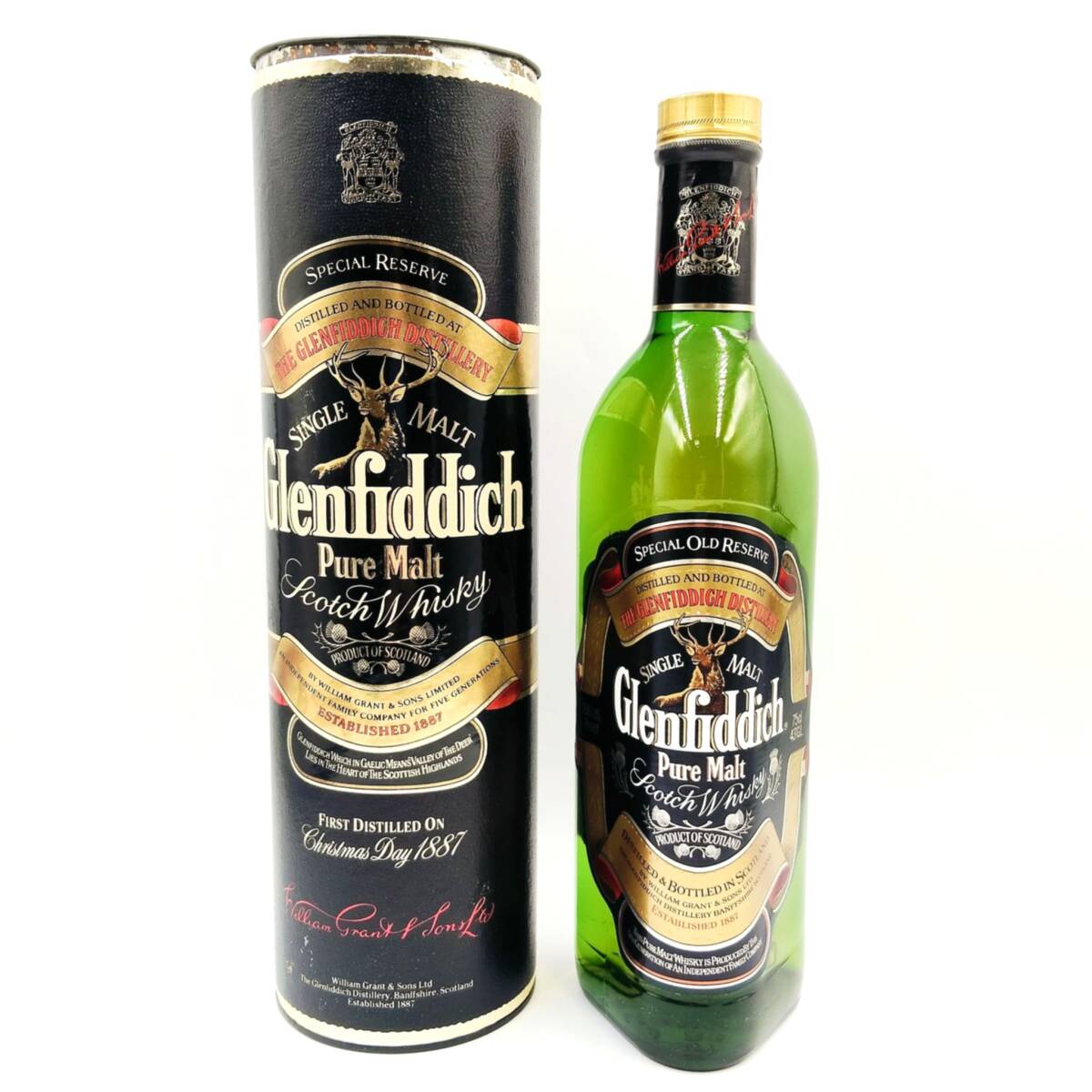 ◇Glenfiddich Pure Malt グレンフィデック ピュアモルト スコッチ ウイスキー 86U.S.Proof 43％ 750ml 未開栓 箱付き