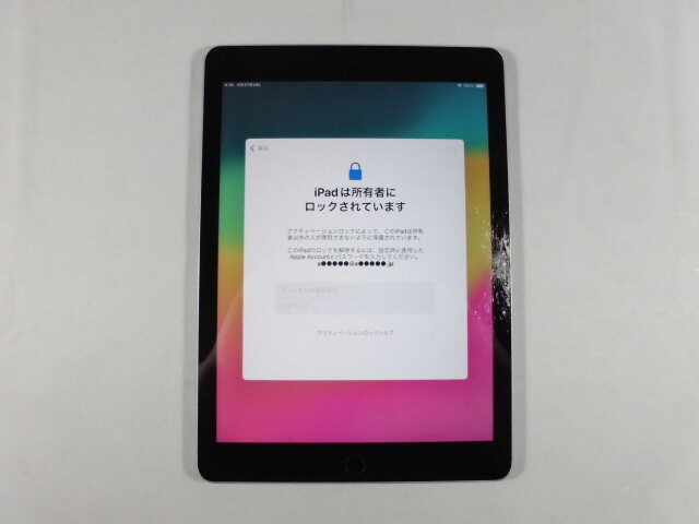 『使用不可 & 割れ』 iPad　2018　32GB　Wi-Fiモデル　MR7F2J/A