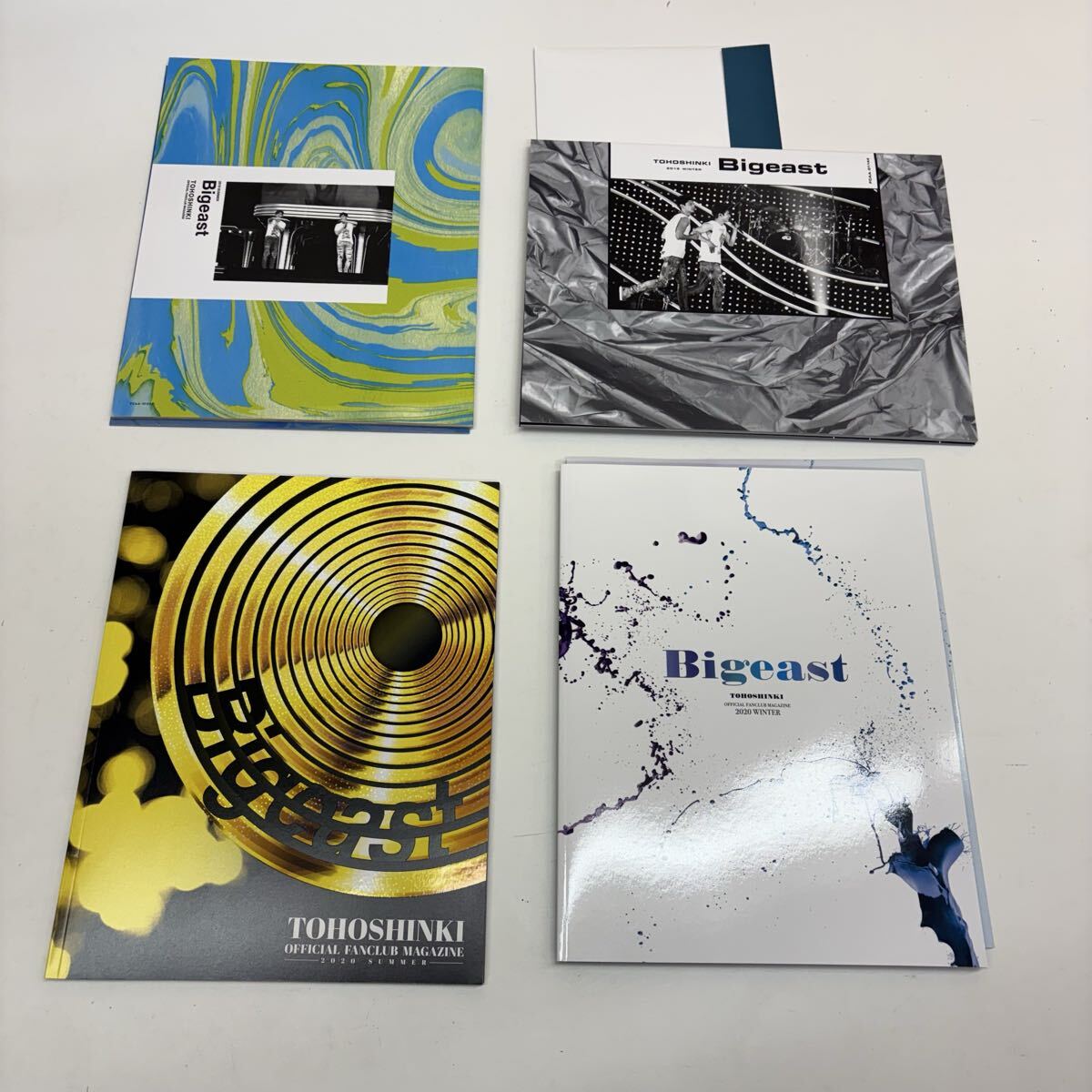 DVD付き/東方神起 ファンクラブ会報 Bigeast　4冊　/2019 SUMMER＆WINTER　2020　SUMMER＆WINTER