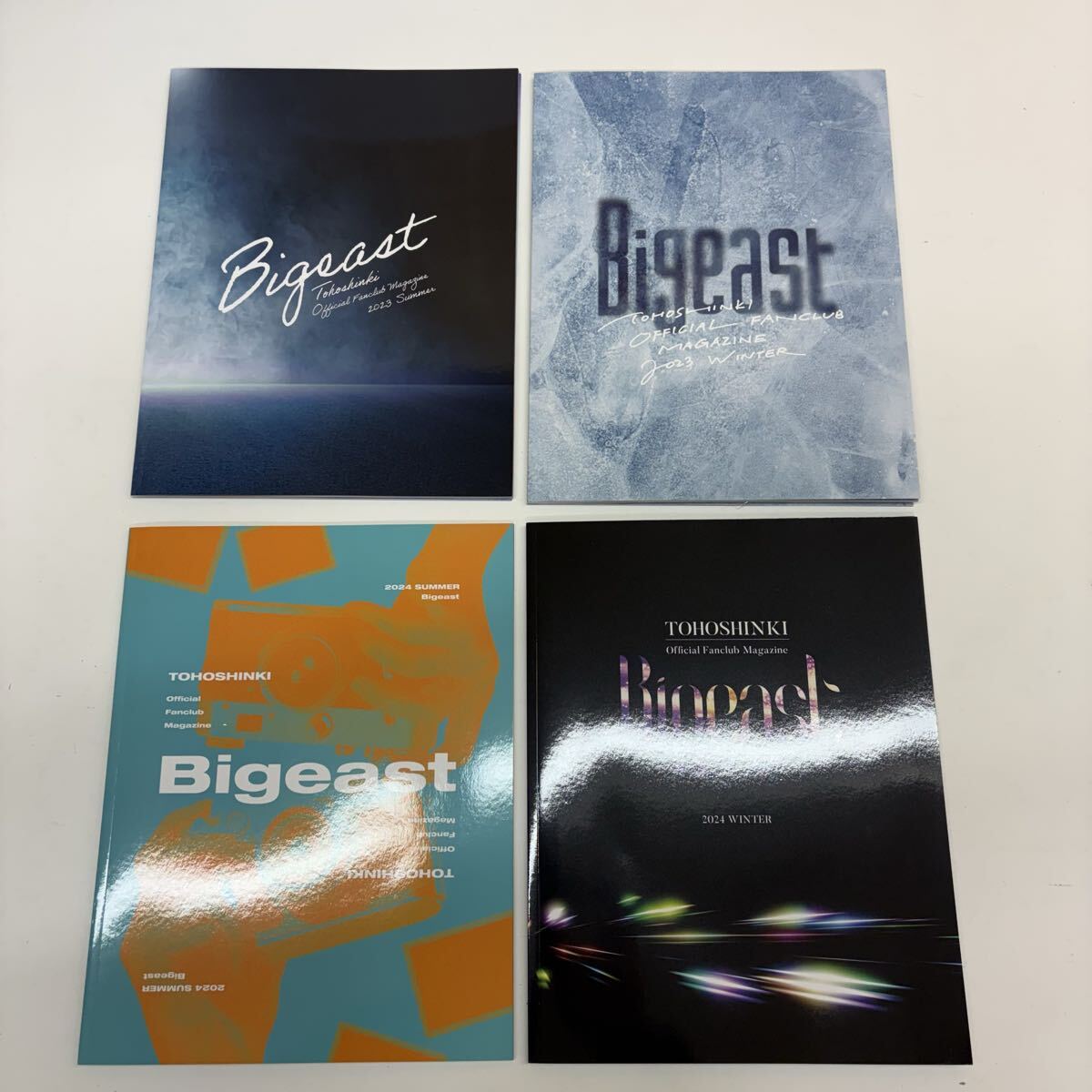 DVD付き/東方神起 ファンクラブ会報 Bigeast　4冊　/2023 SUMMER＆WINTER　2024　SUMMER＆WINTER