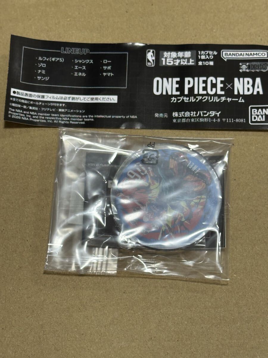 ワンピース NBA ガチャ カプセル アクリルチャーム ONE PIECE エネル