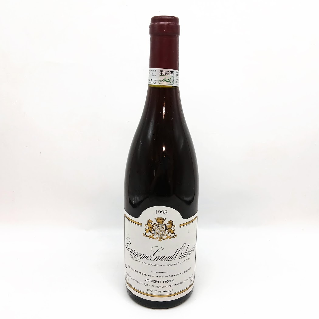 【K-45】未開栓　JOSEPH ROTY　ジョセフ ロティ　1998年　Bourgogne Grand Ordinaire　フランス　ブルゴーニュ　赤ワイン　12.5%　750ml