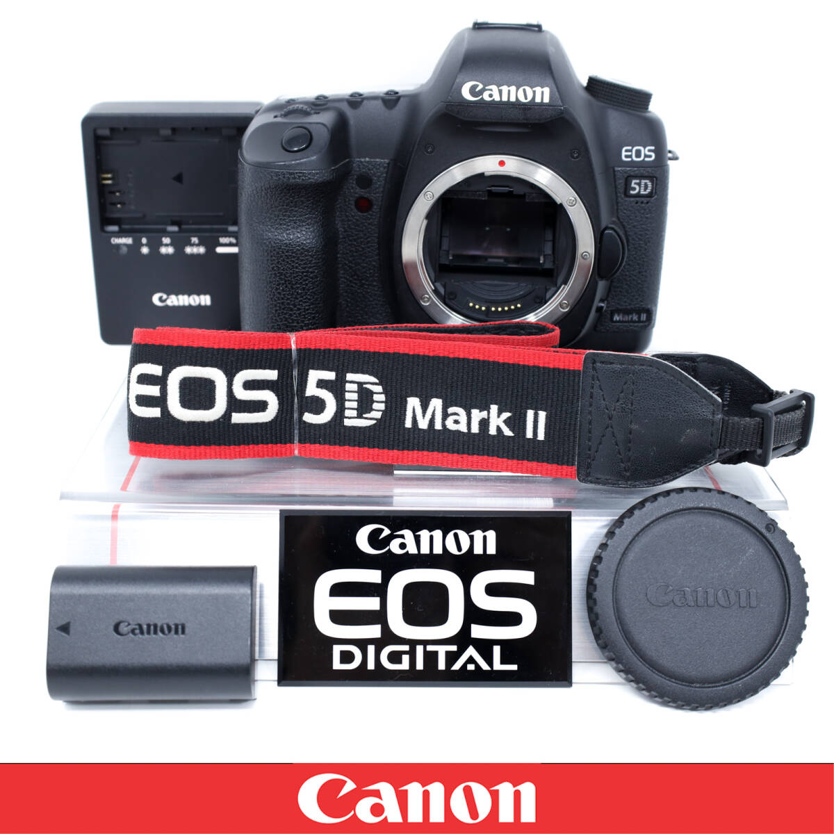 【美品】Canon キヤノン EOS 5D Mark II ボディ★シャッター数32774回 付属品充実 フルサイズ一眼の圧倒的描写力！5DMK2