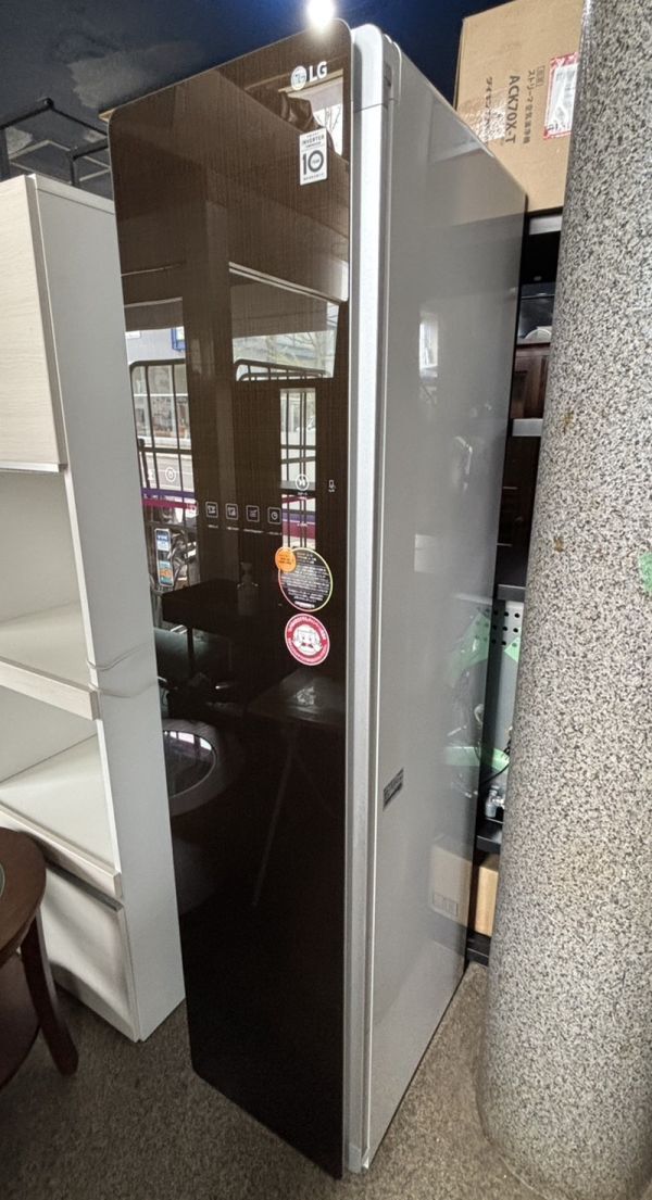 札幌近郊発　LGスタイラー LG Styler スチームウオッシュ＆ドライ ブラック S3PER 家庭用乾燥機 2019年製 ホームクリーニング 除菌