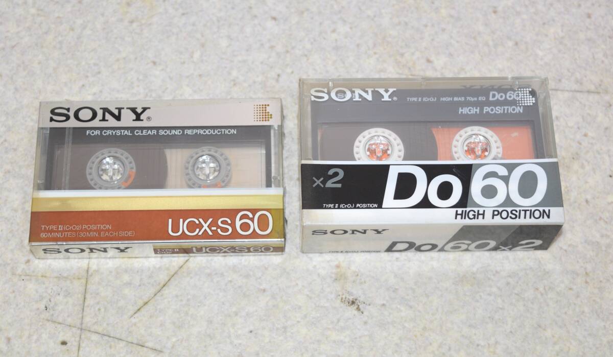 送料込み 未使用未開封 SONY TYPEⅡCrO2 UCX-S60/Do60×2