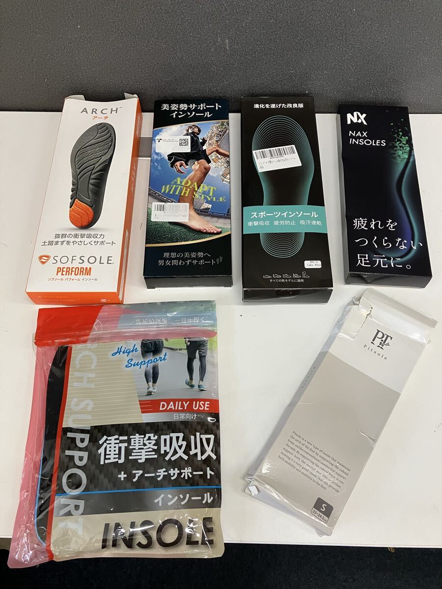 0805e2510 インソール 靴の中敷き 6点セット まとめ売り Sサイズ/ Mサイズ 【同梱不可】