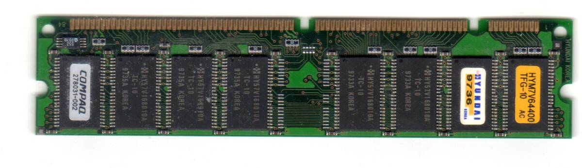 中古品 内容不明 32MB？ SDRAM DIMM ゆうパケット 