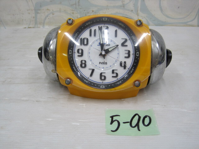 5-90♀SEIKO/セイコー PYXIS スーパーライデン 目覚まし時計/置き時計 NR・401Y♀