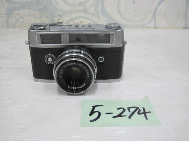 5-274♀MAMIYA/マミヤ フィルムカメラ 昭和レトロ RUBY/ルビー 35?♀