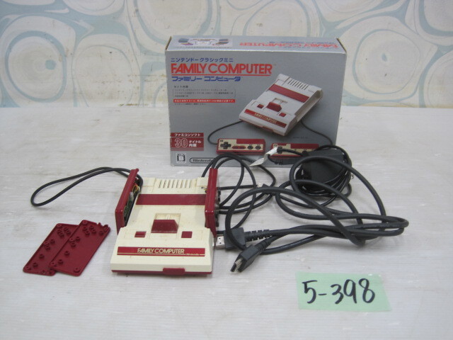 5-398 0◇Nintendo/ニンテンドー クラシックミニファミリーコンピュータ ファミコン ゲーム/本体 CLV-101 0◇