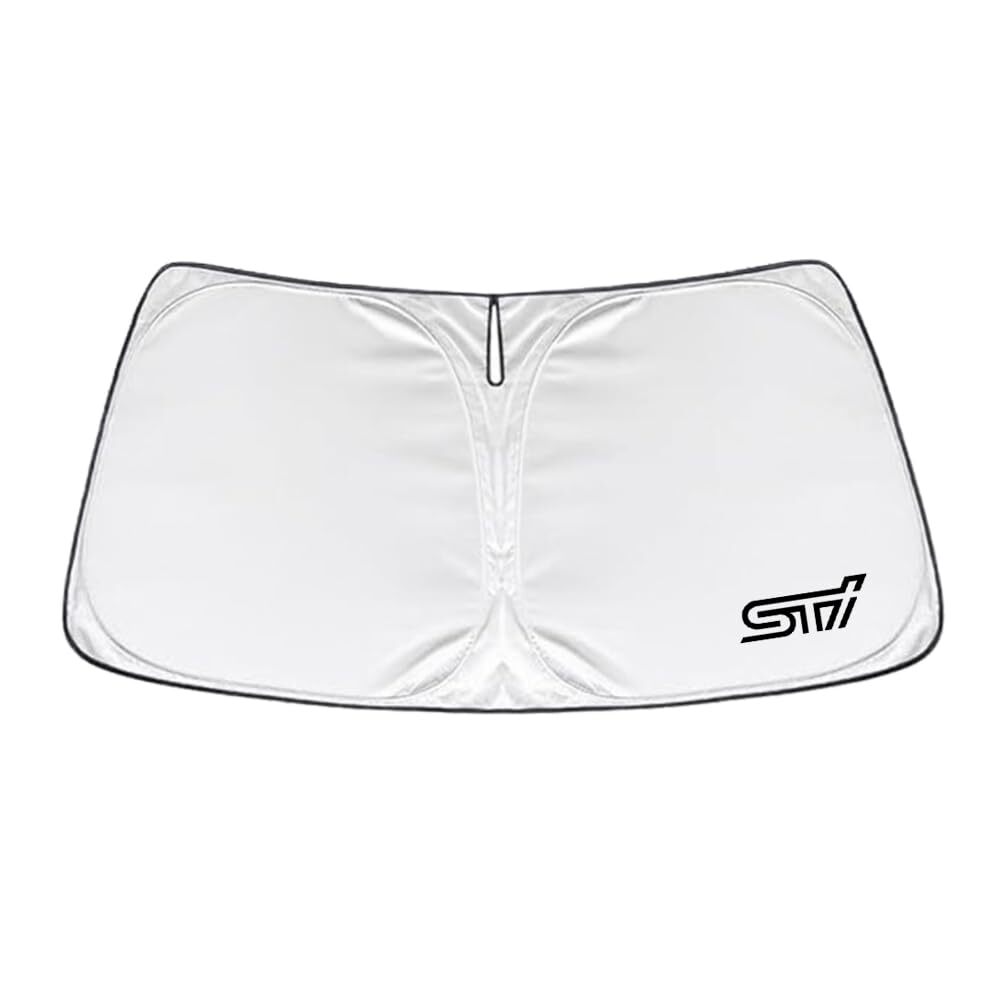 WRX STI/S4 専用設計 サンシェード フロントガラス用 STIロゴ付き 日焼け防止 断熱 UVカット 紫外線カット 暑さ☆