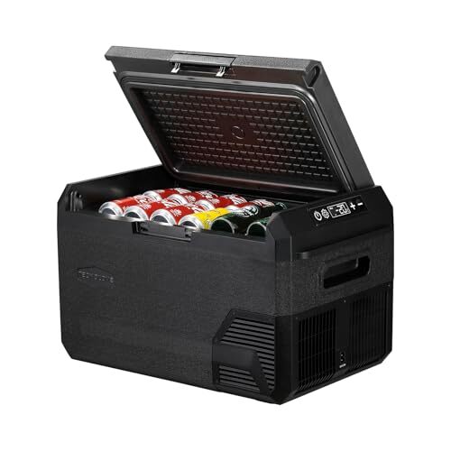ポータブル車載冷蔵庫 20L 急速冷却-20℃対応 左右開閉可能リバーシブルドア 3WAY電源対応 AC/DC/ソーラー充電バッ☆