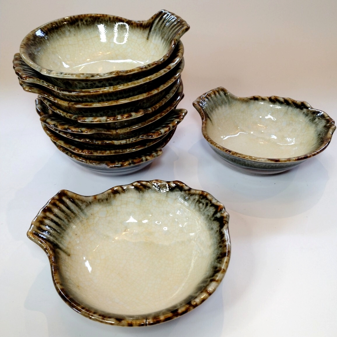 ふぐ型【呑水(とんすい)】＊10客＊ 和食器 天つゆ入れ・小鉢としても 〜ふぐのかたち〜陶器 