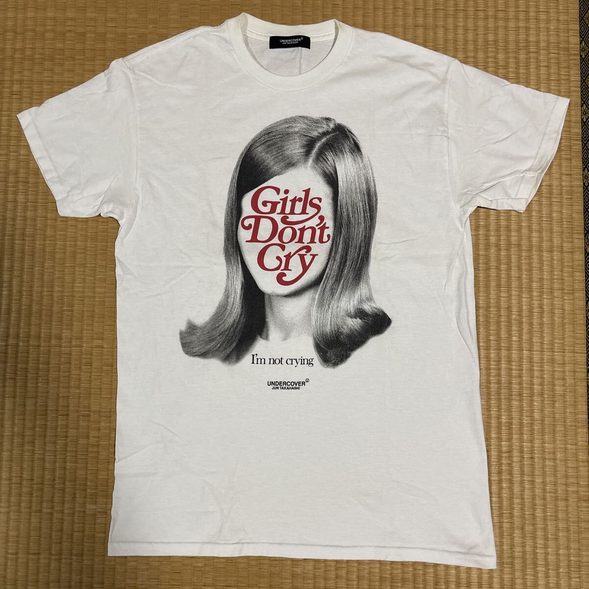 アンダーカバー x girl's don't cry コラボ ロゴ メッセージ Tシャツ 白M レア VERDY undercover