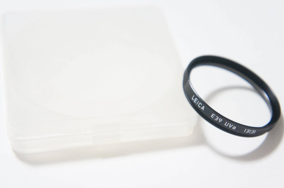 ★美品★[39mm] LEICA E39 UVa 13131 フィルター Leitzロゴプラケース付