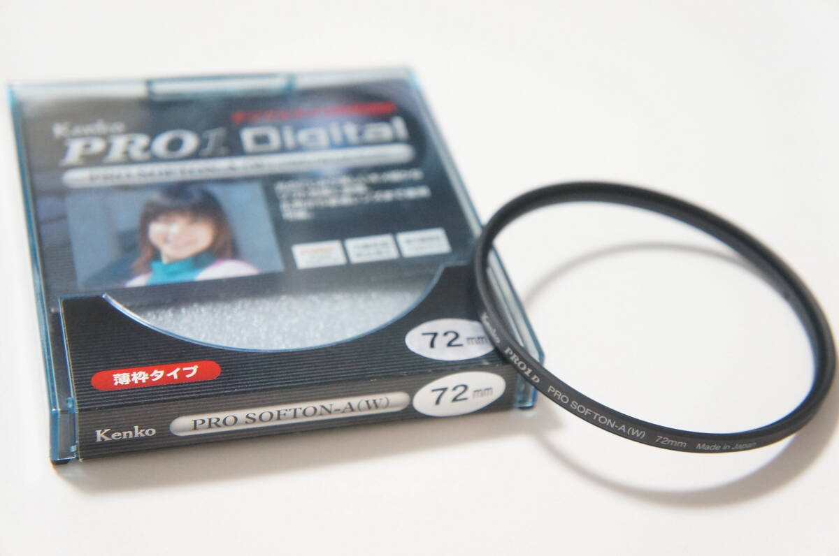 ★美品★[72mm] Kenko PRO1D PRO SOFTON-A (W) プロソフトン フィルター ケース付