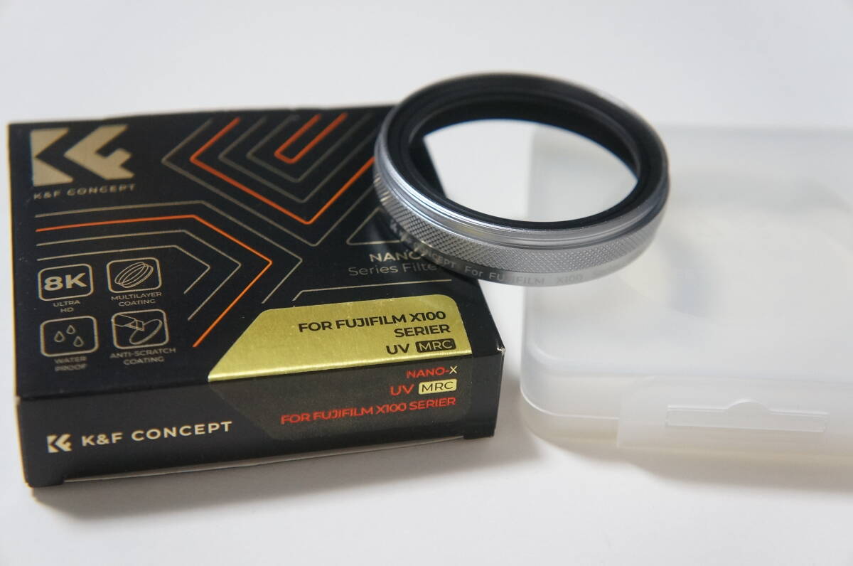 ★美品★K&F CONCEPT NANO-X UV MRC フィルター FOR FUJIFILM X100/X100F/X100S/X100T/X100V/X100VI 箱付