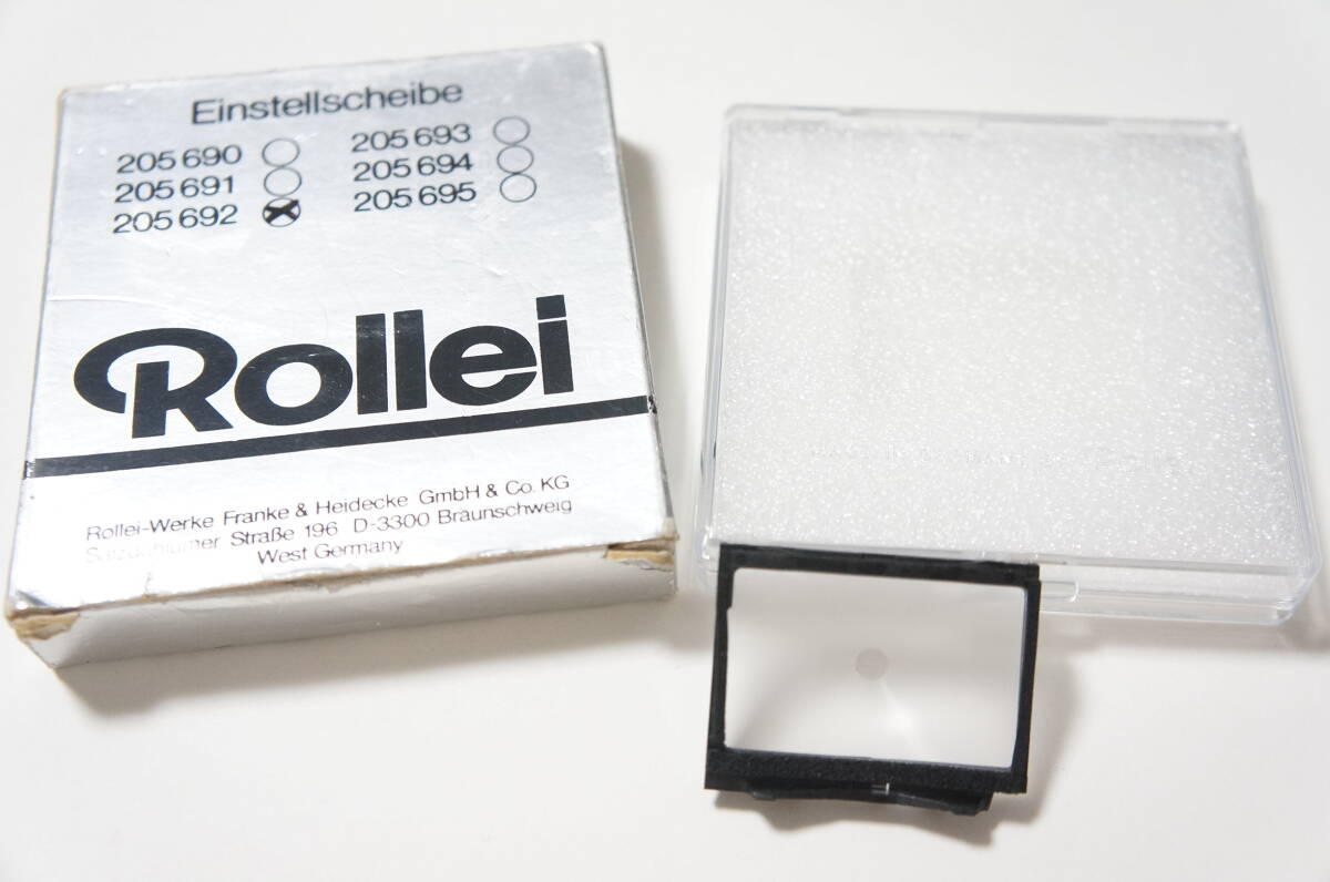 ★美品★Rollei ローライ 205692 「SL2000 F」用FOCUSING SCREEN マイクロプリズム フォーカシングスクリーン 箱付