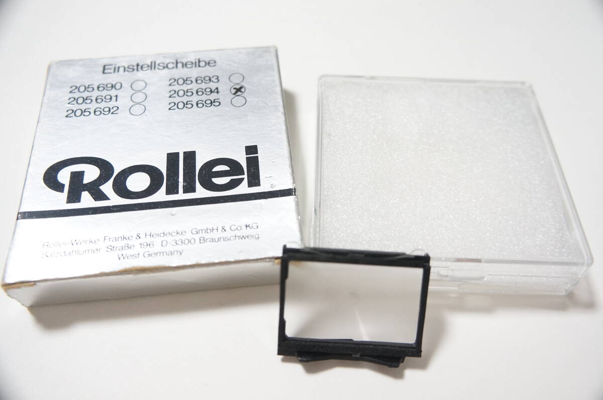 ★美品★Rollei ローライ 205694 「SL2000 F」用FOCUSING SCREEN クリアスポット フォーカシングスクリーン 箱付