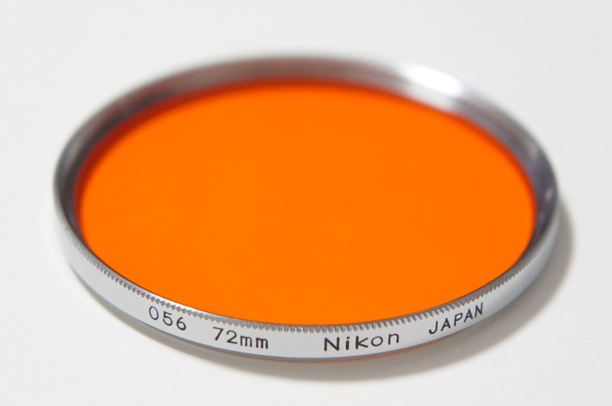 [72mm] Nikon O56 銀枠カラーフィルター 希少品 [F6691]