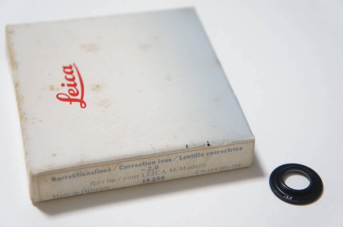 LEICA 14358 -2.0 視度補正レンズM Correction Lens [F6699]