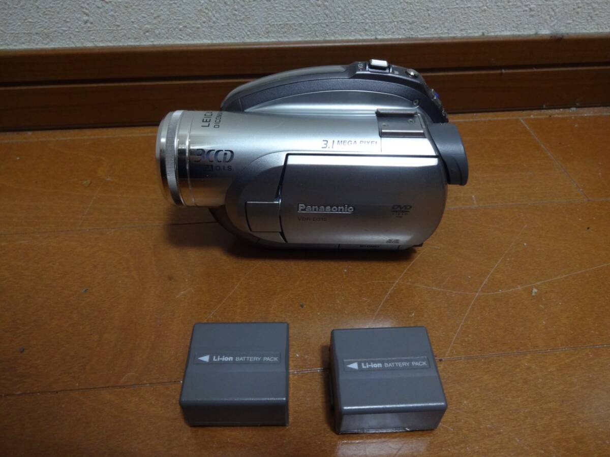 完動品 録再可 DVDデジタルビデオカメラ VDR-D310 Panasonic 即決