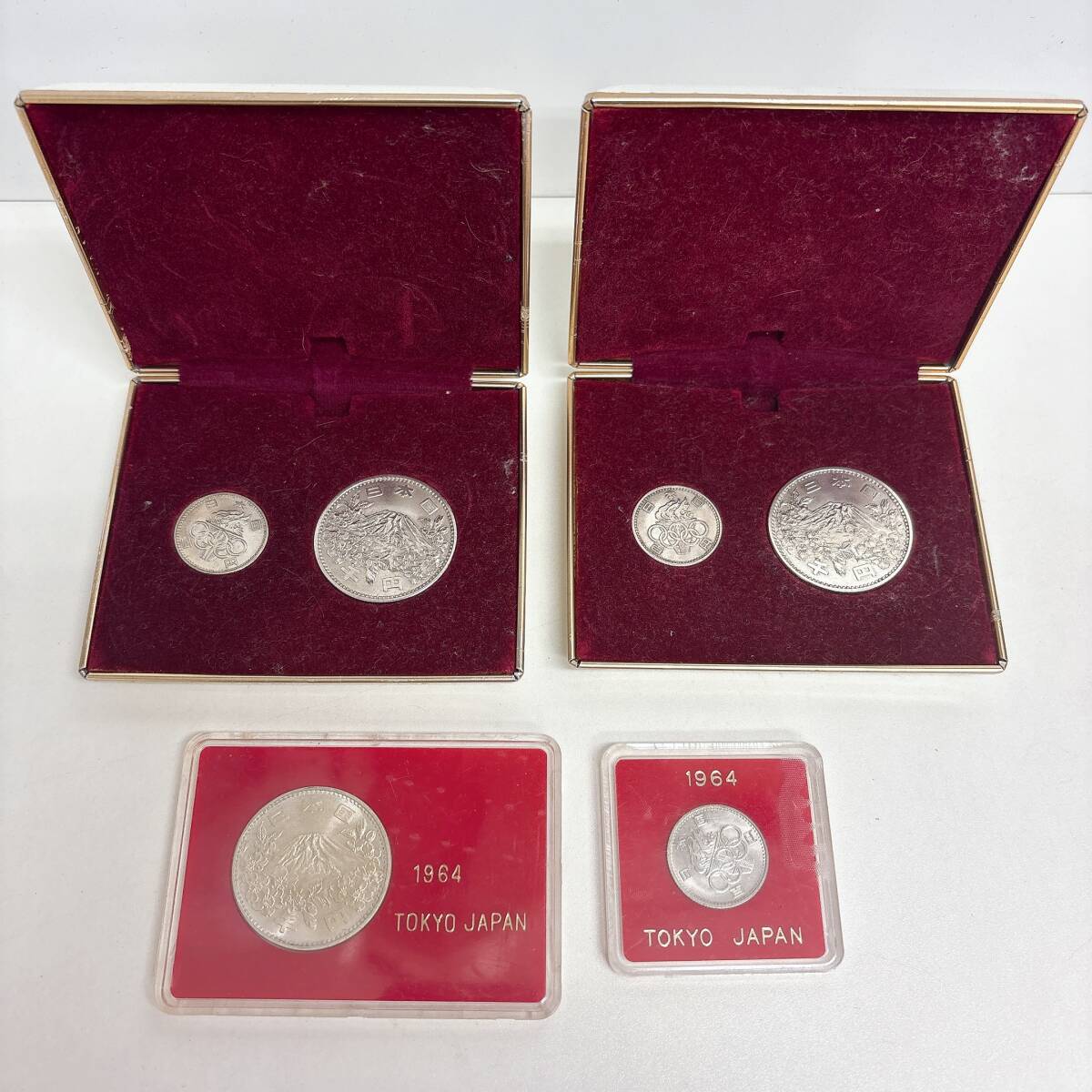 1964年 東京オリンピック 1000円銀貨 100円銀貨 ケース入り 額面3300円 長期保管品